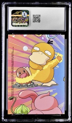 Pokémon 2000 Topps Surfing Pikachu Stick On Card 8 Of 10 Series 2