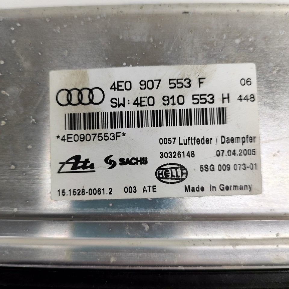AUDI A8 D3 4E Air Suspension Control Unit 4E0907553F 3.7 Petrol ...