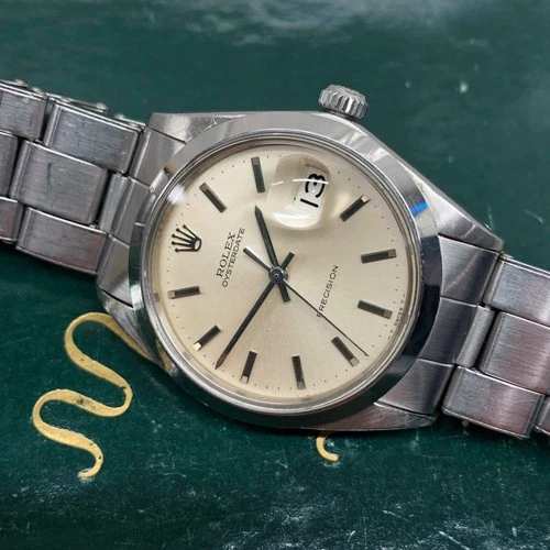 Rolex Oysterdate Precision 6694 Stainless Steel Manual Wristwatch