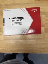 New Callaway Chrome Soft Golf Balls White Pack of 12