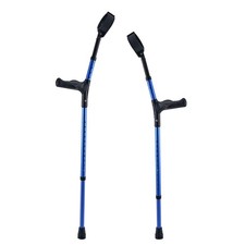 Uimoso Forearm Crutches Aluminum Walking Crutches with Adjustable Height  Cuffs