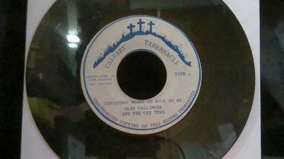 Glen Gallimore & The Cee Tees - Christmas Means So Much To Me  7'' USA VG