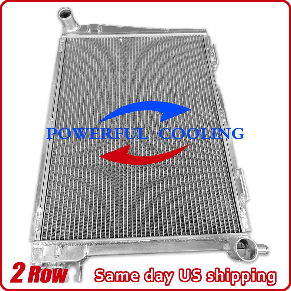 Radiador completo de aluminio para BMW 3 E30 320i 323i 325i 325ix 325e M20 MT 1982-1993 Foto 3 de 4