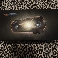 FODSPORTS FX8 Pro Motorcycle Communication Systems with Customized HRSQS Spea...