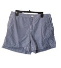 Liz Claiborne Blue And White Gingham Shorts Size 12 — photo 1