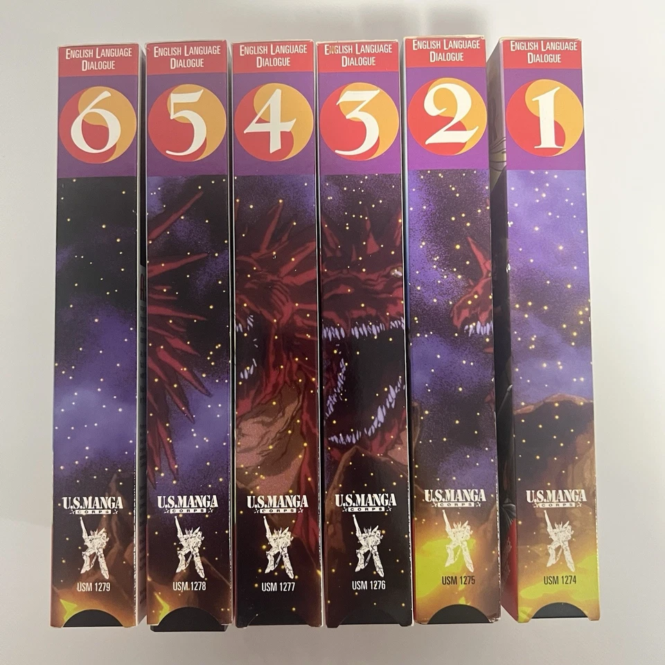 Record Of Lodoss War (1995) Volume 1-6 VHS [English Subtitled] Box Set US Manga - Image 4 of 4