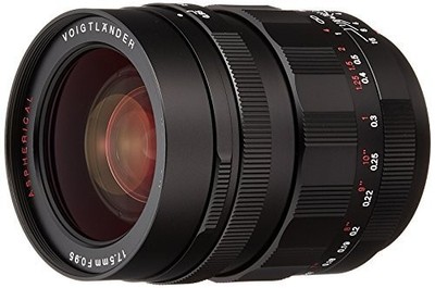 Voigtländer Single Focus Objektiv NOKTON 17,5mm F0,95 Micro Four Thirds...