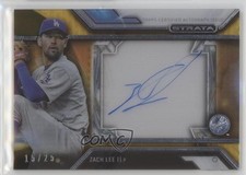 2016 Topps Strata Auto Gold 15/25 Zach Lee #SA-ZL Auto 9u7