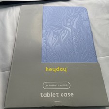 J3-O Apple iPad Pro 11" 2024 M4 Case By heyday Peri-Blue Debossed