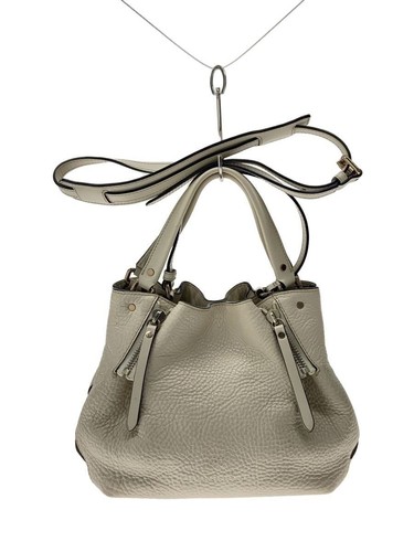 BURBERRY Handbag Leather 2 Way CRM 3963676 Used