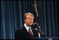 Photo:Washington DC President Jimmy Carter 1977-1981 Press Conference