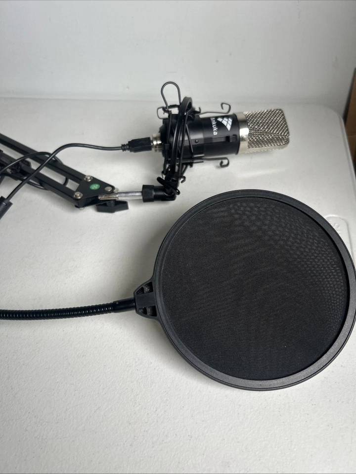 Ankuka Studio Condenser Microphone & Shock Mount Foam Cap Audio Recording - Image 3 of 4