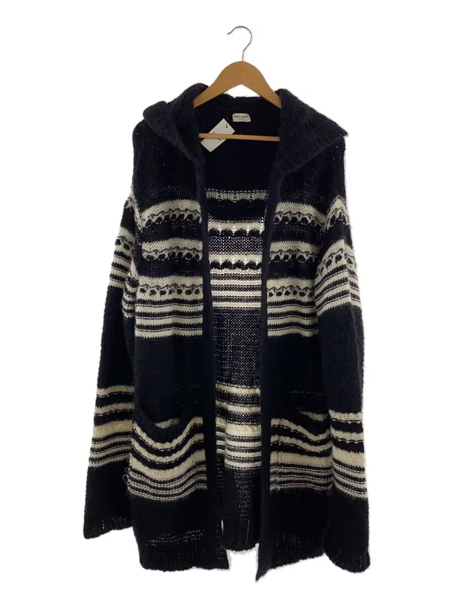 SAINT LAURENT hooded cardigan Sweater black L Used | eBay