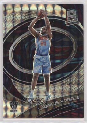 2020-21 Panini Spectra Interstellar Prizm 4/49 LaMarcus Aldridge #90 7y2