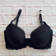 Calvin Klein 32DDD Demi Lift Padded Convertible Push Up Bra Black NWT