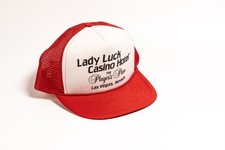 Vintage Lady Luck Casino Hotel Trucker Cap