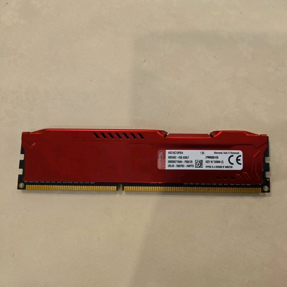 4GB Kingston HyperX DDR3-1866 Mhz 240 Pin SDRAM HX316C10FR/4 - Image 2 of 2