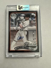 2024 Topps 1989 Topps Jung-Hoo Lee 89BA2-JHL Rookie Auto Black Parallel /199