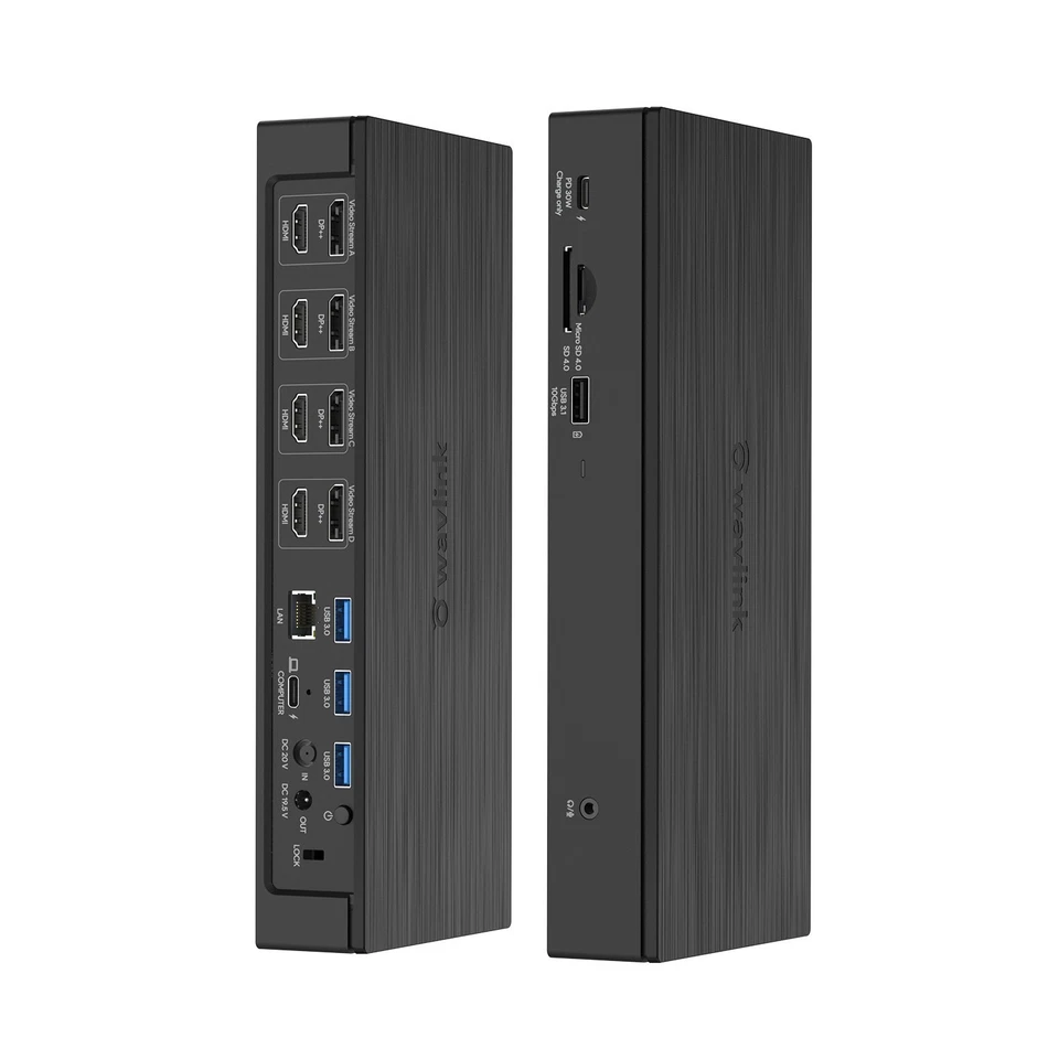 WAVLINK USB-C Quad 4K Universal Dock Station for MacBook & Windows, WL-UG69PD10 - Image 2 of 4