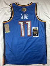 Isaiah Joe Signed Finals Jersey Jsa Coa Okc Thunder “2025 Champs” Authentic Auto