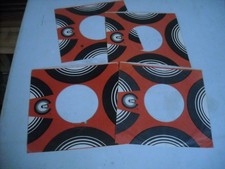 45 COMPANY RECORD SLEEVES. LOT OF FOUR COMMONWEALTH.