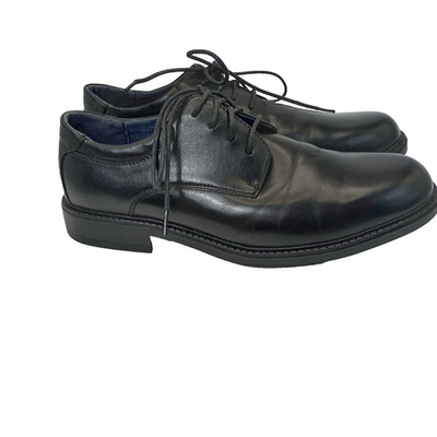 Bruno Marc Downing-02 Men's Black Dress Shoes Oxford Lace Up Size 9 EU 42