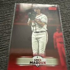 Greg Maddux 2025 Topps Stadium Club Red #71 Atlanta Braves