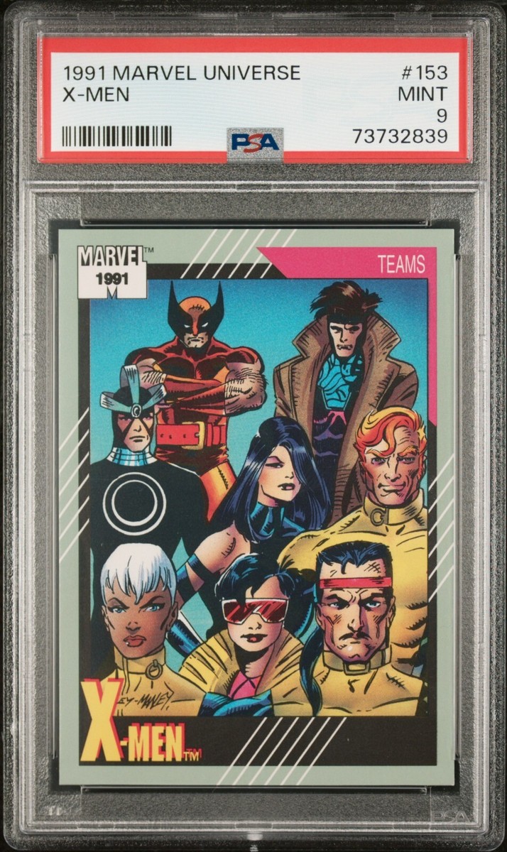 X-Men - 1991 Marvel Universe - PSA 9 Mint! | eBay