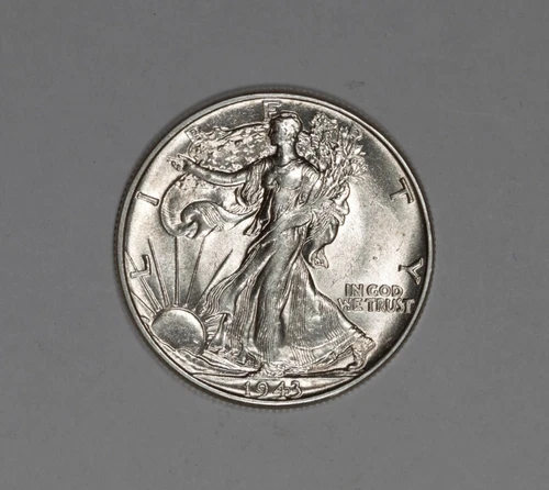 1943 Walking Liberty Half Dollar Gorgeous MS! #DKU9