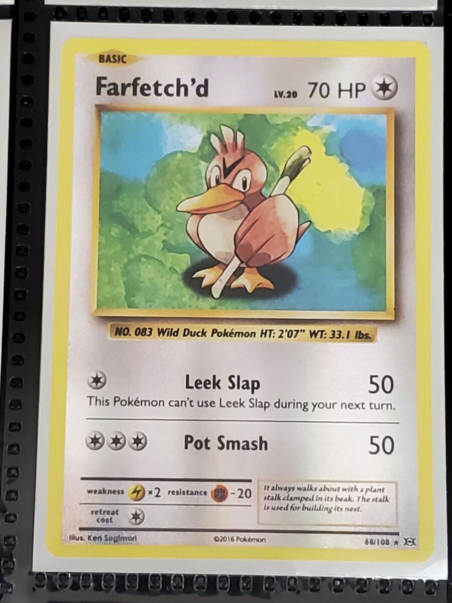 Pokemon Karte TCG XY Evolution Nr. 68/108 Farfetch'd englisch