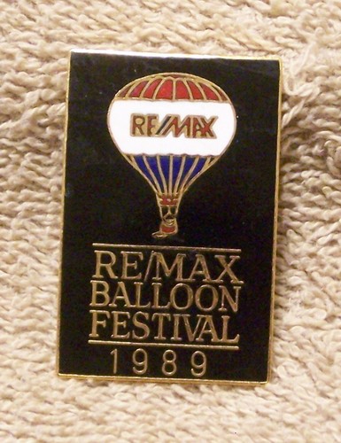 1989 RE/MAX BALLOON FESTIVAL BALLOON PIN | eBay