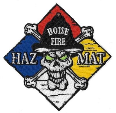 Boise, Idaho Haz Mat  - Skull - NEW  Fire Patch