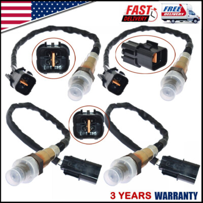 Set of 4 Up+Downstream Oxygen Sensor For 2012-2015 Hyundai Equus Genesis 5.0L V8