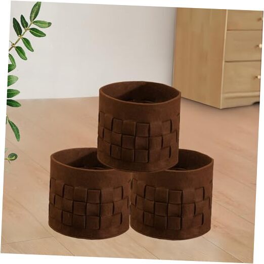 Storage Baskets for Shelves 3 Pack, Small Round/3P-7.9 