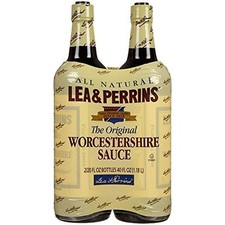 Lea  Perrins Worcestershire Sauce All Natural Kosher - Pack of 2 Bottles -