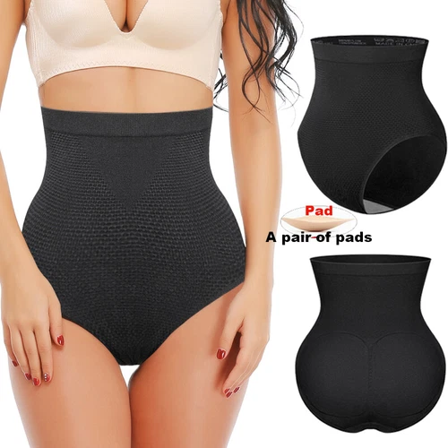 Women Padded Underwear Shorts Tummy Control Butt Lifter Hip Enhancer Body Shaper - Picture 22 of 26