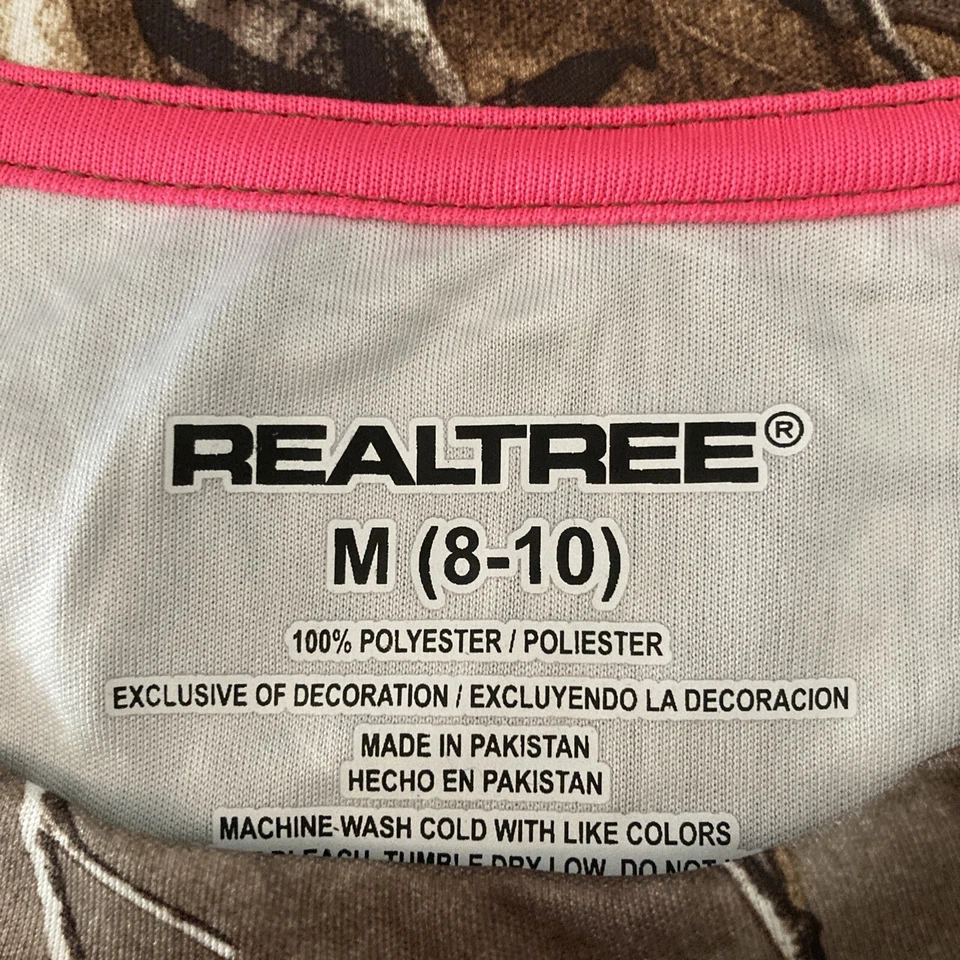 RealTree Xtra Camouflage Medium Short Sleeve Ladies Shirt 100% Polyester - Image 2 of 4