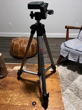 Ambico Tripod Camera Stand Telescoping Legs. Level Indicator. 2 To 4.5 Extends