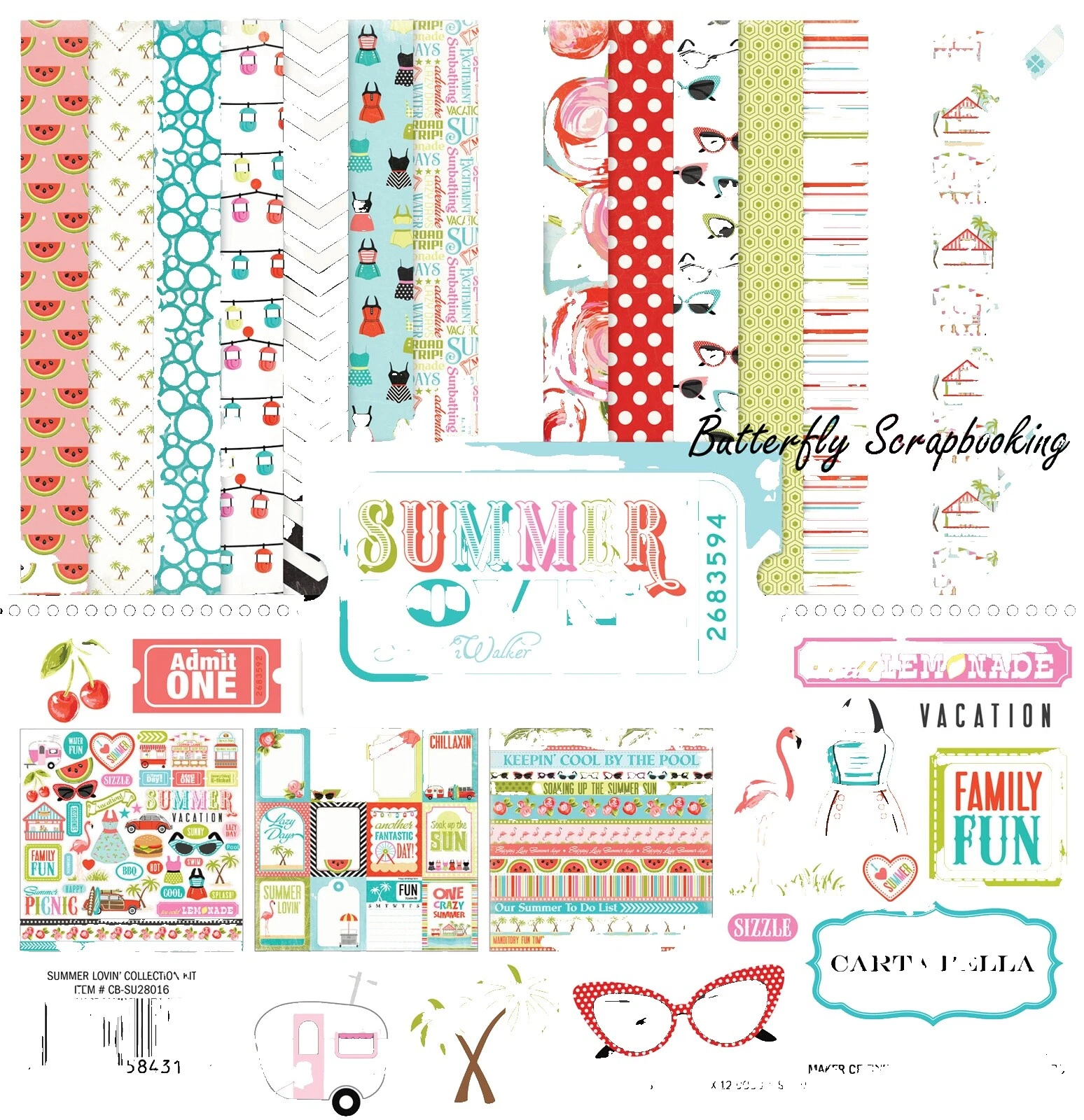 Kits de kits de página Playa y tropical