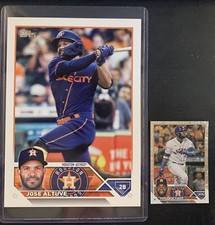 2023 Topps Series 1 Jose Altuve Super Box Collector’s Oversized Base Card #222