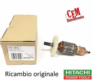 Induit Pour Marteau Hitachi Dh40mr Dh40mry Dh40mrsr Cod 360 591e Original Ebay