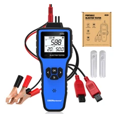 Universal Fuel Injector Tester 5V/12V Cleaner Adapter DIY Cleaning Tool Kit Set