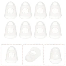 40Pcs Finger Guards Silicone Guitar Finger Sleeves Guitar Fingertip Protectors