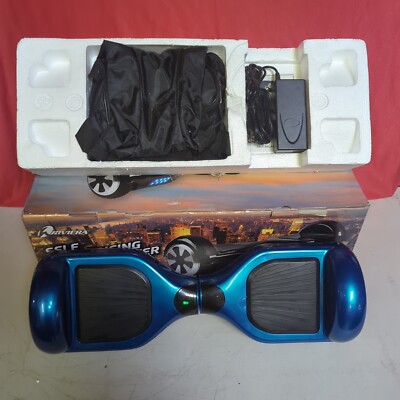 Riviera BLUE Electric Hoverboard LED Self Balancing Scooter + TRAVEL BAG 7.5mph