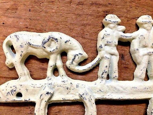 COWBOY ROUNDUP Horseshoe Hook, Towel Coat Hanger, western horse tack rack Shabby - 第 2/4 張圖片