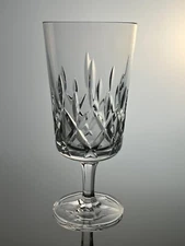 Vintage Gorham Cut Crystal King Edward Iced Tea Glass 7 1/8" tall, EUC