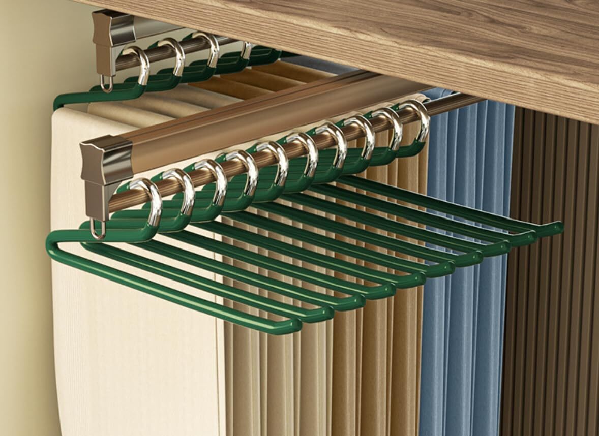 Colorful Non-Slip Hangers for Men and Women’s Jeans Perfect for Wardrobes-image