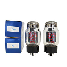 KT66 JJ PAIRE DE TUBES DE VALVE NEUFS EN BOÎTE (LC60)