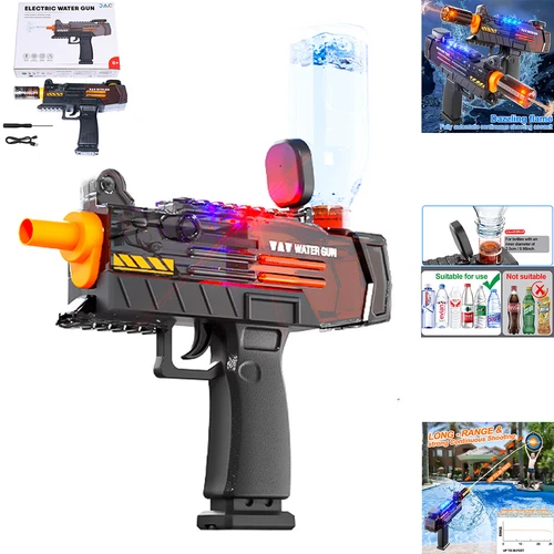 Ultimate Battle Water Blaster Long Range Motorized Electric Water Gun with Light