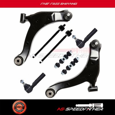2000-2005 For Dodge Neon 8pcs Front Lower Control Arms Tie Rods Sway bars Kit
